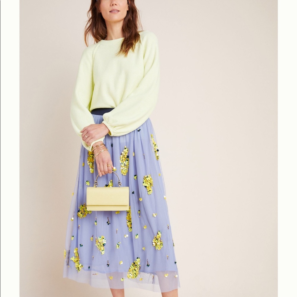 Anthropologie Tulle Skirt